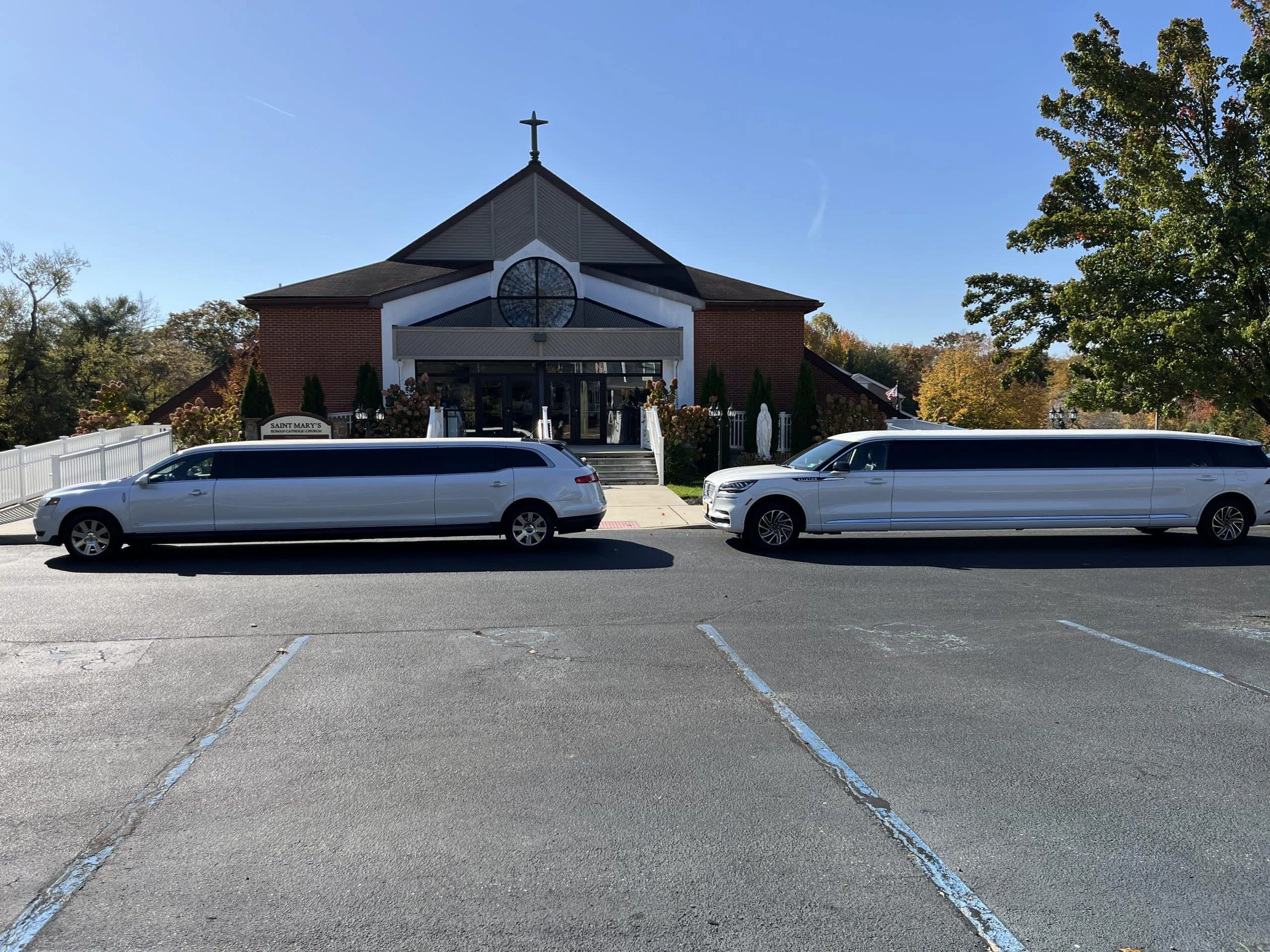 Limousines Church Autumn Trees Duval County Florida in Duval, Florida
